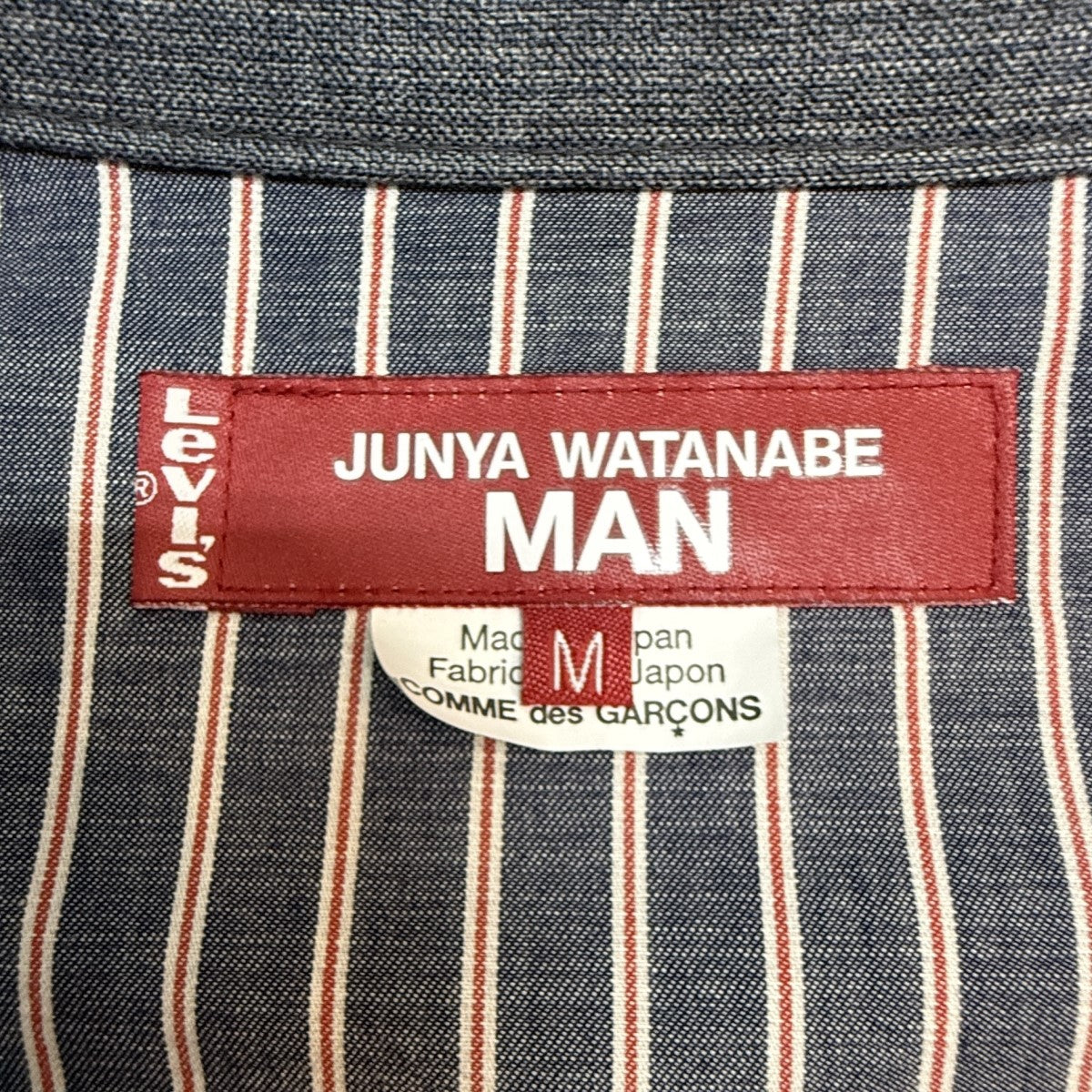 26SS/Wool Stripelevi’S W Name／Blue Gray／ウールストライプ Levi’s Wネームジャケット/WQ-J212
