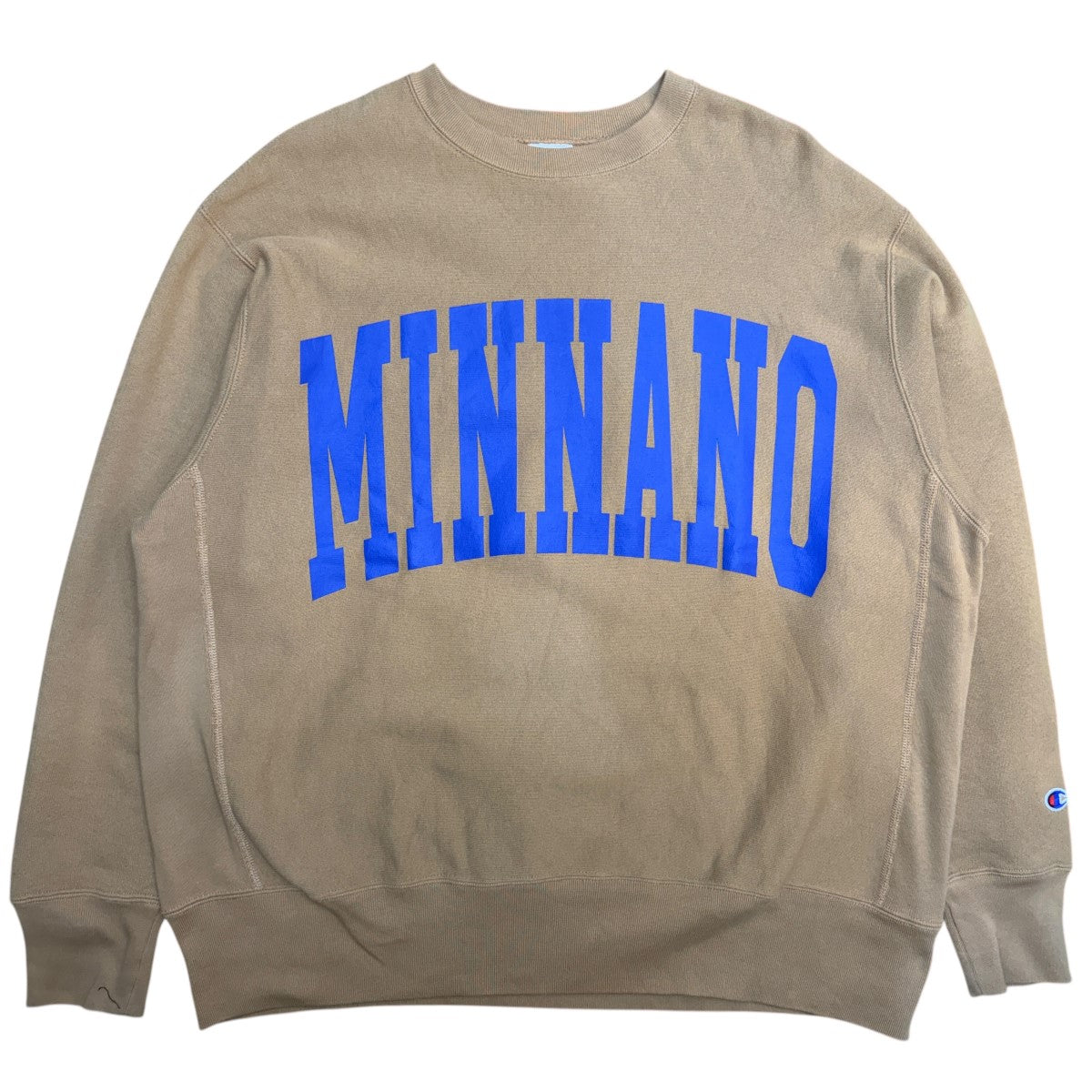 24AW/別注ロゴクルーネックスウェット／MOCHA／クルーネックスウェット/11-13-1246-411