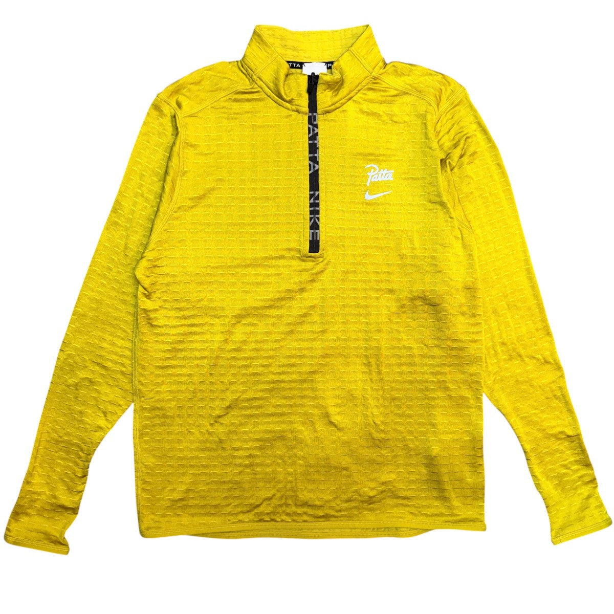 24SS/NRG PATTA HZ TOP LS SAFFRON QUARTZ／NRG パタハーフジップロングスリーブトップ/FJ3070-389