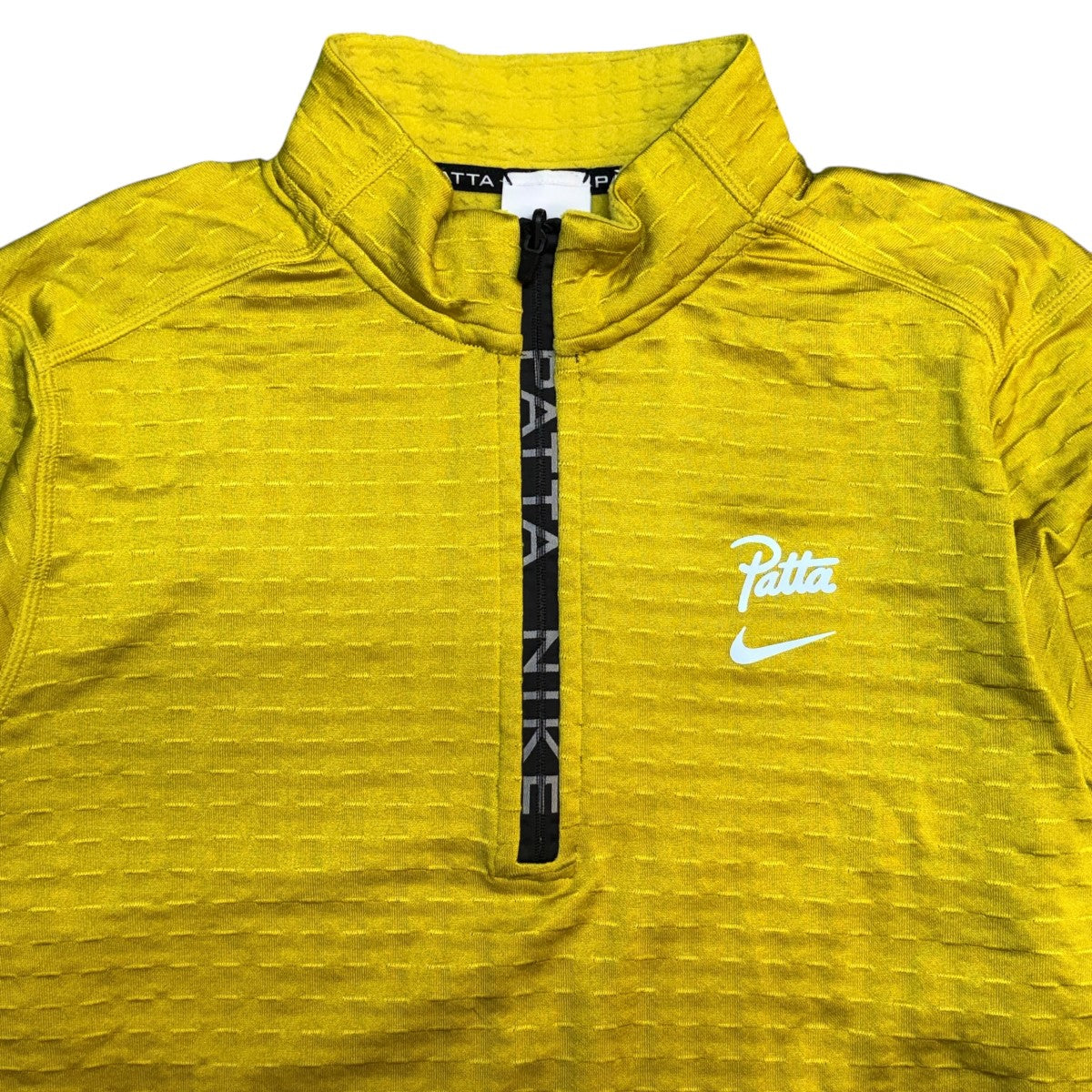 24SS/NRG PATTA HZ TOP LS SAFFRON QUARTZ／NRG パタハーフジップロングスリーブトップ/FJ3070-389
