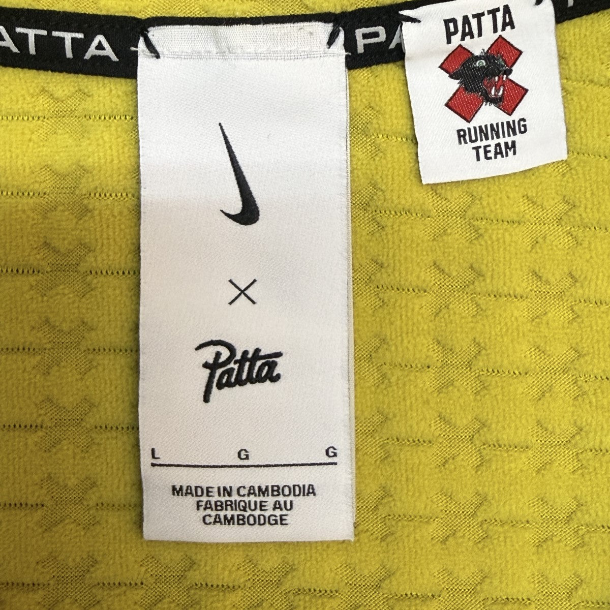 24SS/NRG PATTA HZ TOP LS SAFFRON QUARTZ／NRG パタハーフジップロングスリーブトップ/FJ3070-389