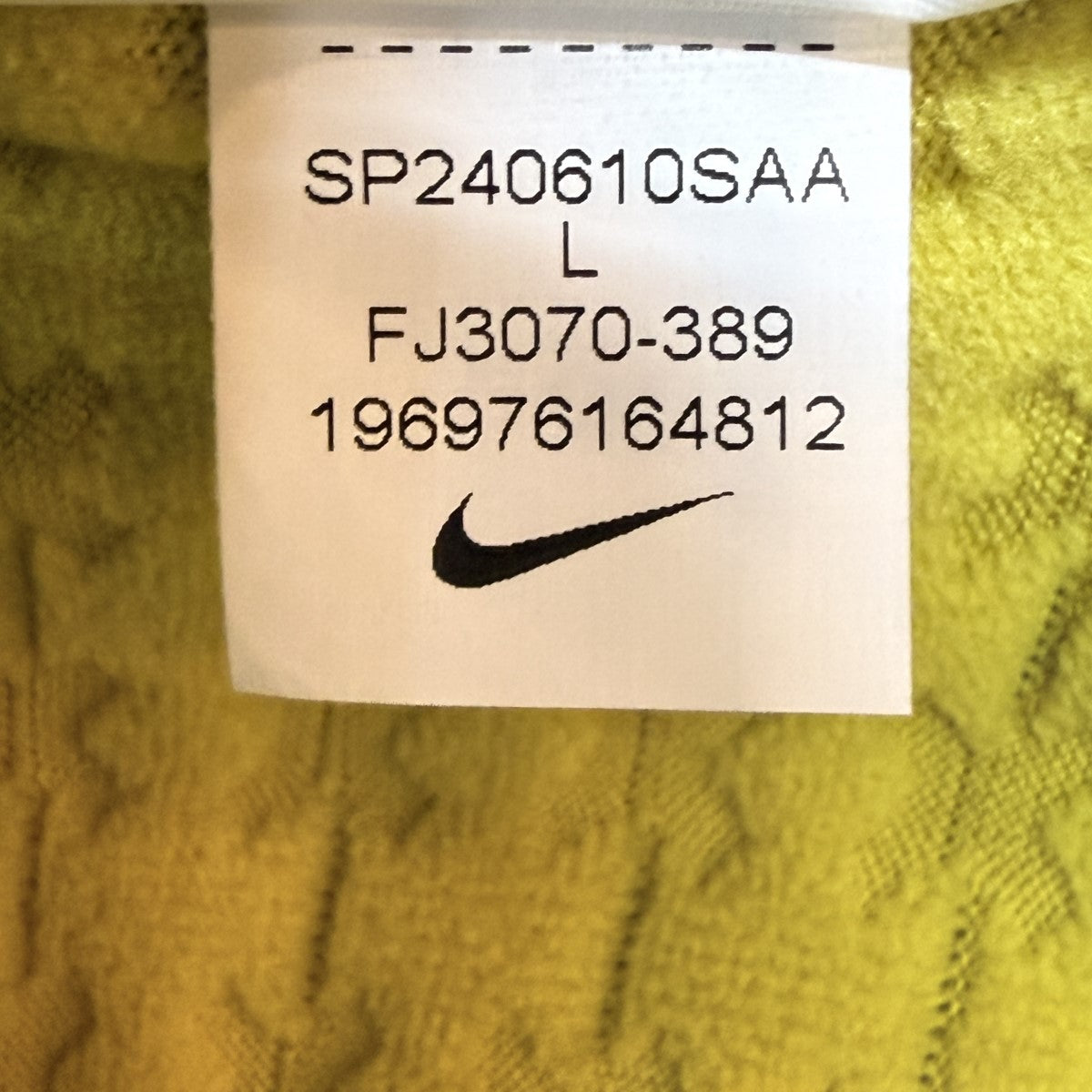 24SS/NRG PATTA HZ TOP LS SAFFRON QUARTZ／NRG パタハーフジップロングスリーブトップ/FJ3070-389