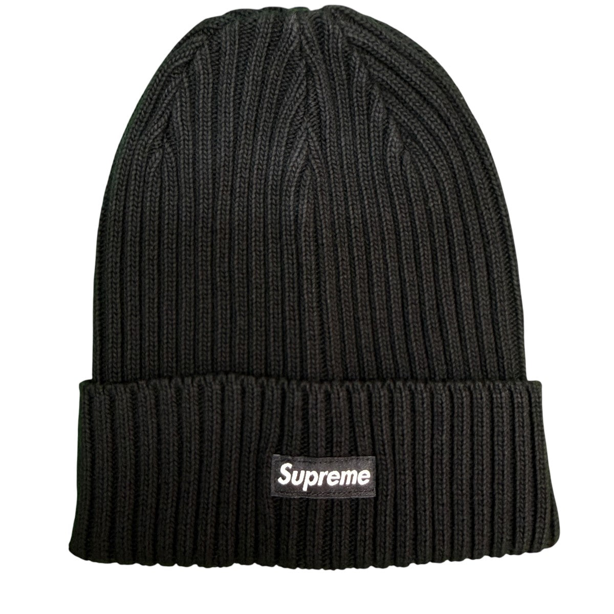 Supreme 25SS/Overdyed Beanie／Black／オーバーダイ ビーニーニットキャップ 古着・中古-1枚目のアイテム画像