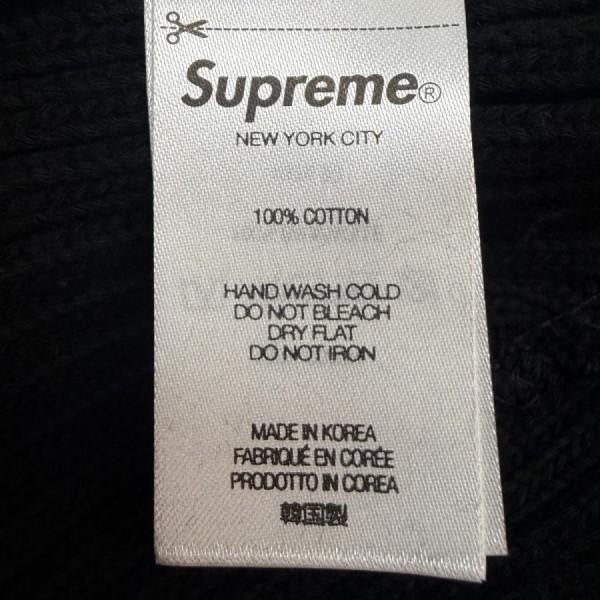Supreme 25SS/Overdyed Beanie／Black／オーバーダイ ビーニーニットキャップ 古着・中古-5枚目のアイテム画像