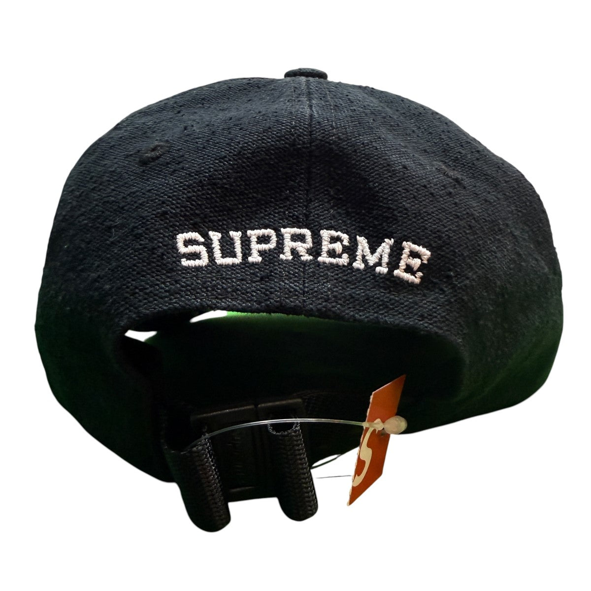 Supreme 23SS/Classic Logo 6-Panel／Black／クラシックロゴ6パネルキャップ/ウォッシュド加工 古着・中古-4枚目のアイテム画像