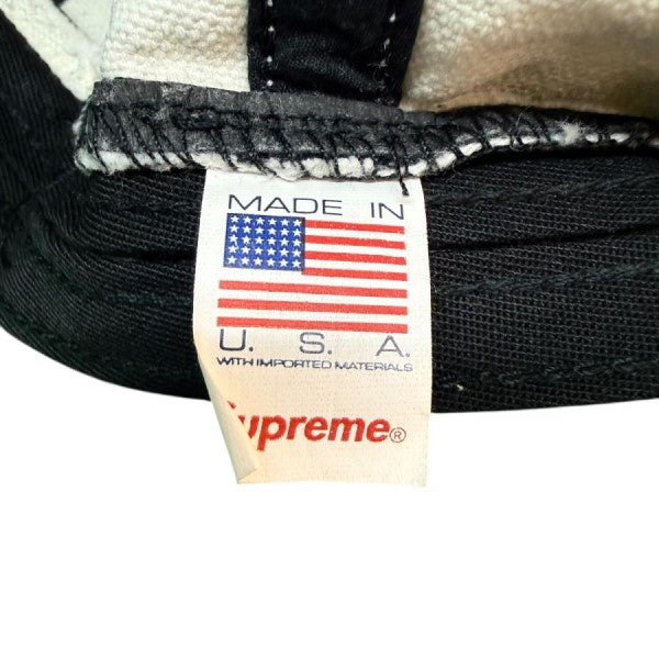 Supreme 23SS/Classic Logo 6-Panel Cream／ウォッシュド加工／クラシックロゴ6パネルキャップ 古着・中古-6枚目のアイテム画像