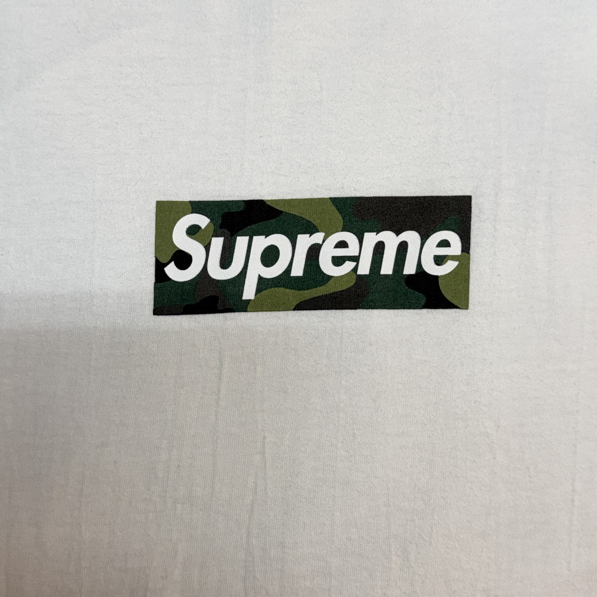 23AW/Box Logo Tee／カモボックスロゴTシャツ