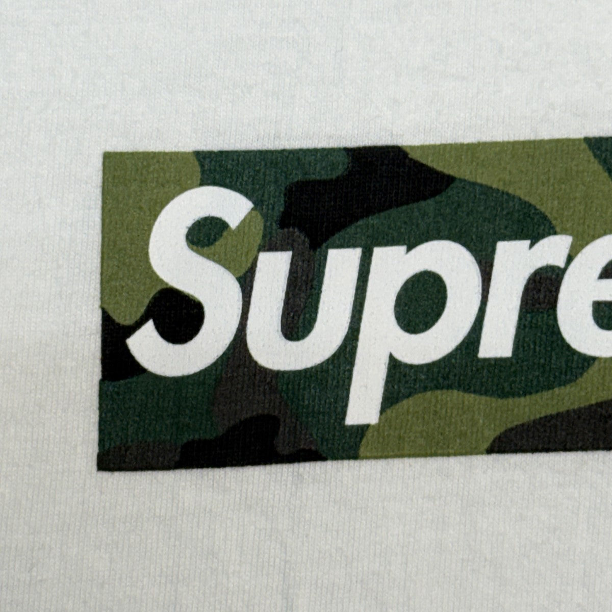 23AW/Box Logo Tee／カモボックスロゴTシャツ