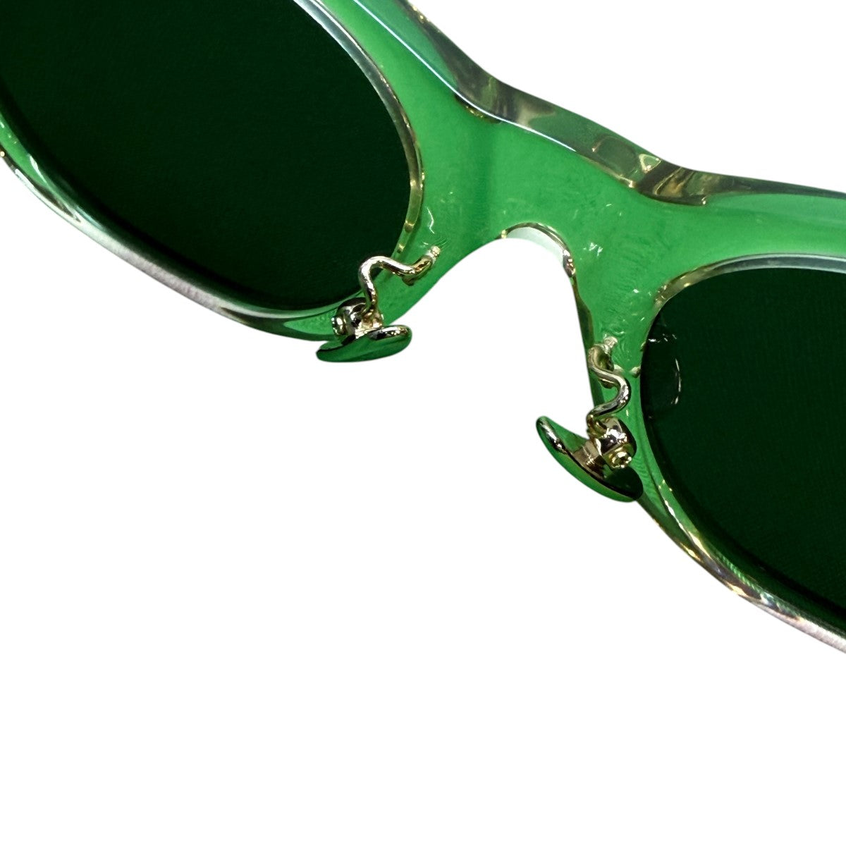やらせろ眼鏡CLEAR YELLOW ／ GREEN SMOKE LENS／サングラス