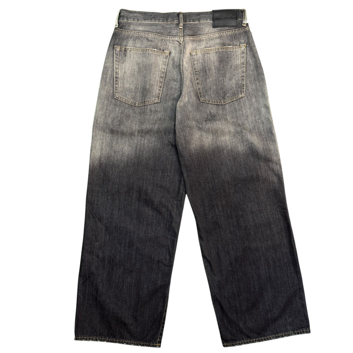 25AW/1981 U BLACK TRAFALGAR／1981 ペンキ汚し加工ルーズフィットジーンズ/C00081