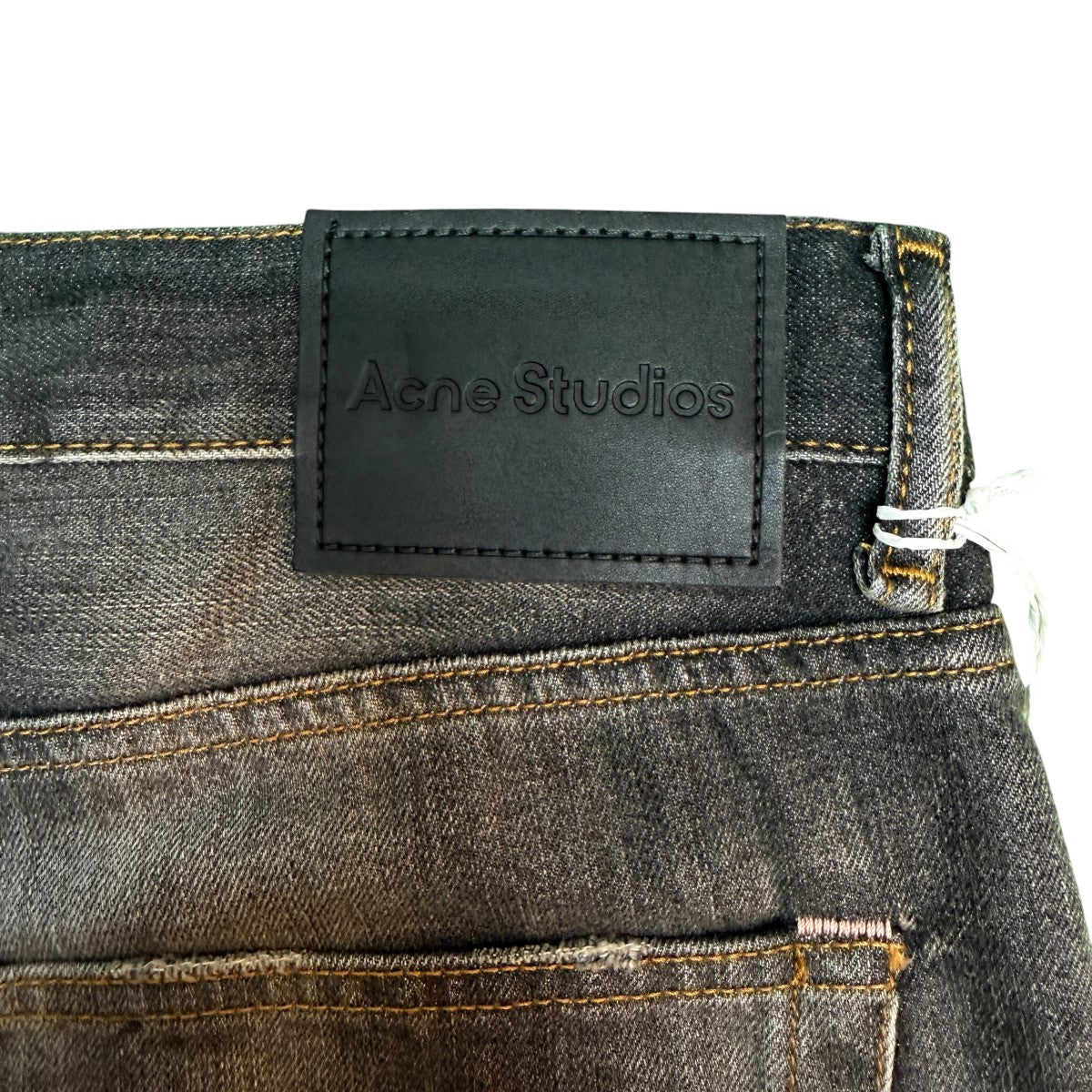 25AW/1981 U BLACK TRAFALGAR／1981 ペンキ汚し加工ルーズフィットジーンズ/C00081