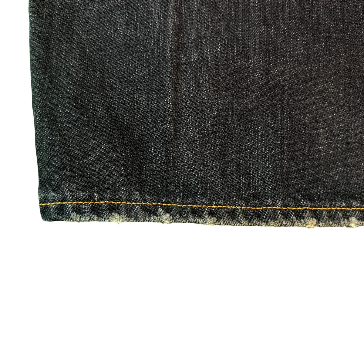 25AW/1981 U BLACK TRAFALGAR／1981 ペンキ汚し加工ルーズフィットジーンズ/C00081