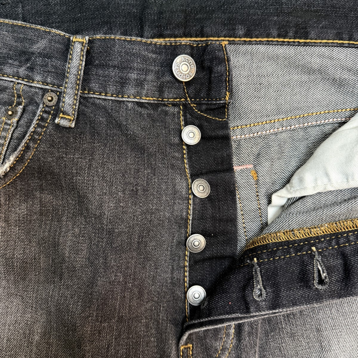 25SS/2021M Black Trafalgar／ルーズフィットジーンズ/B00393