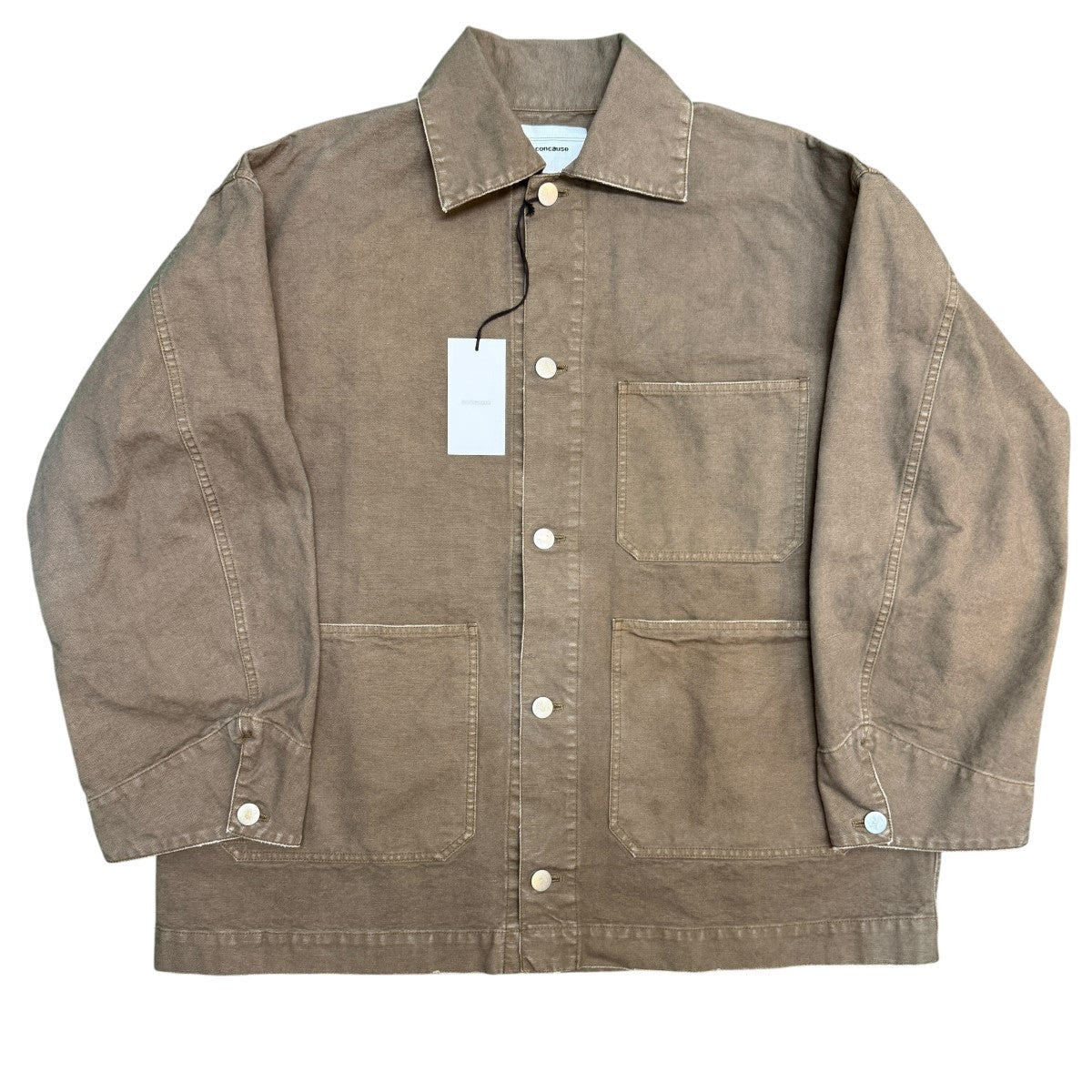 25SS/DUCK COVERALLTAUPE／ダックカバーオールジャケット/2502013