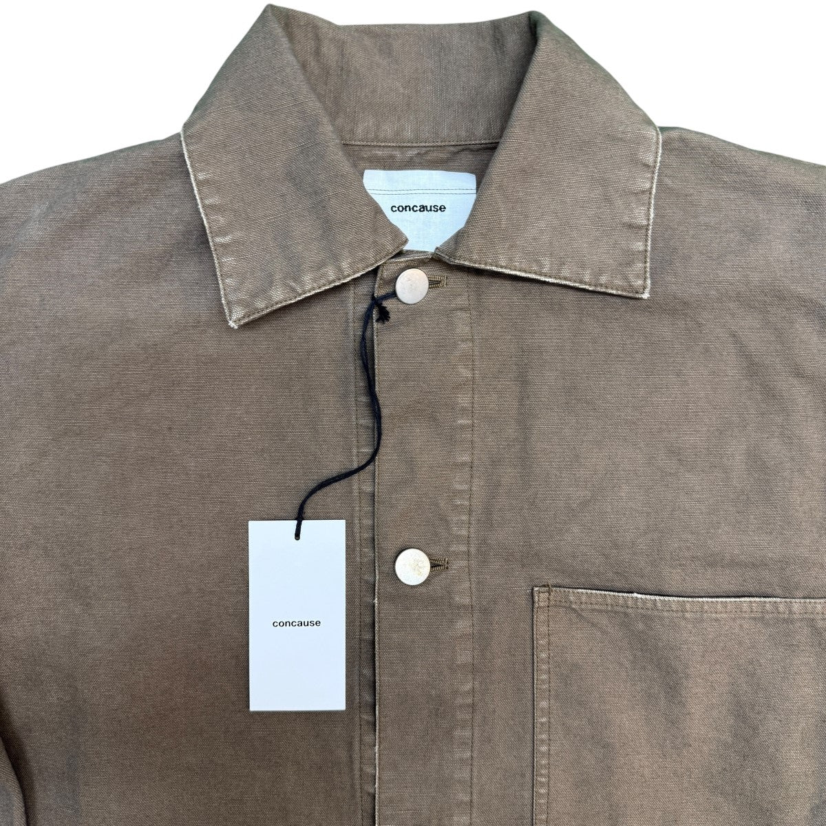 25SS/DUCK COVERALLTAUPE／ダックカバーオールジャケット/2502013