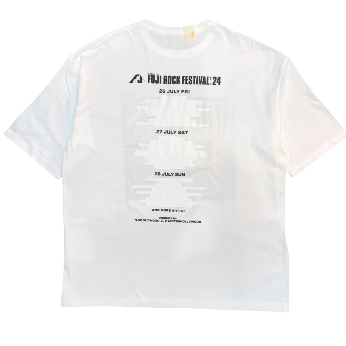 N．HOOLYWOOD×フジコレ（FUJI ROCK COLLECTION） 24SS/Thunder second edition S／S Tee／サンダーセカンドエディションTシャツ 希少 古着・中古-3枚目のアイテム画像