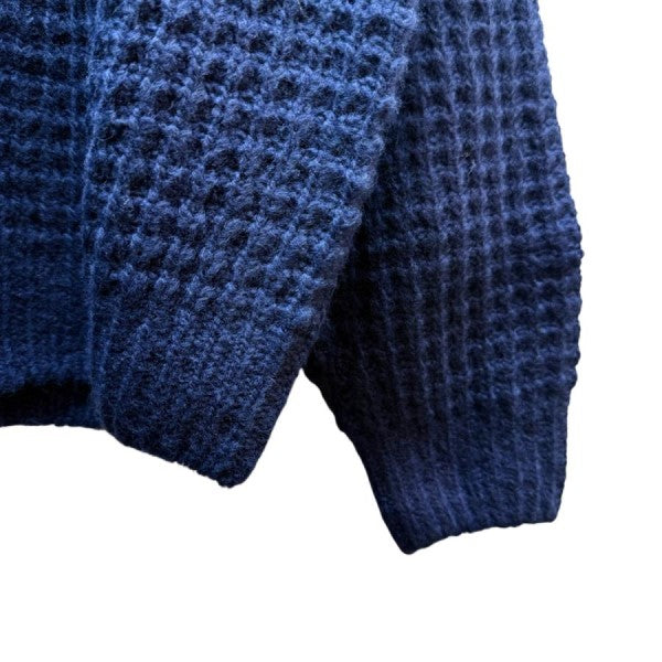 25AW/Small Box Waffle Sweater／スモールボックスワッフルセーター