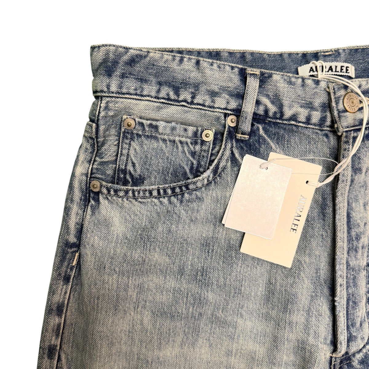 26SS/FADED SELVEDGE LIGHT DENIM WIDE PANTS／フェードセルビッジライトデニムワイドパンツ/A26SP03DE
