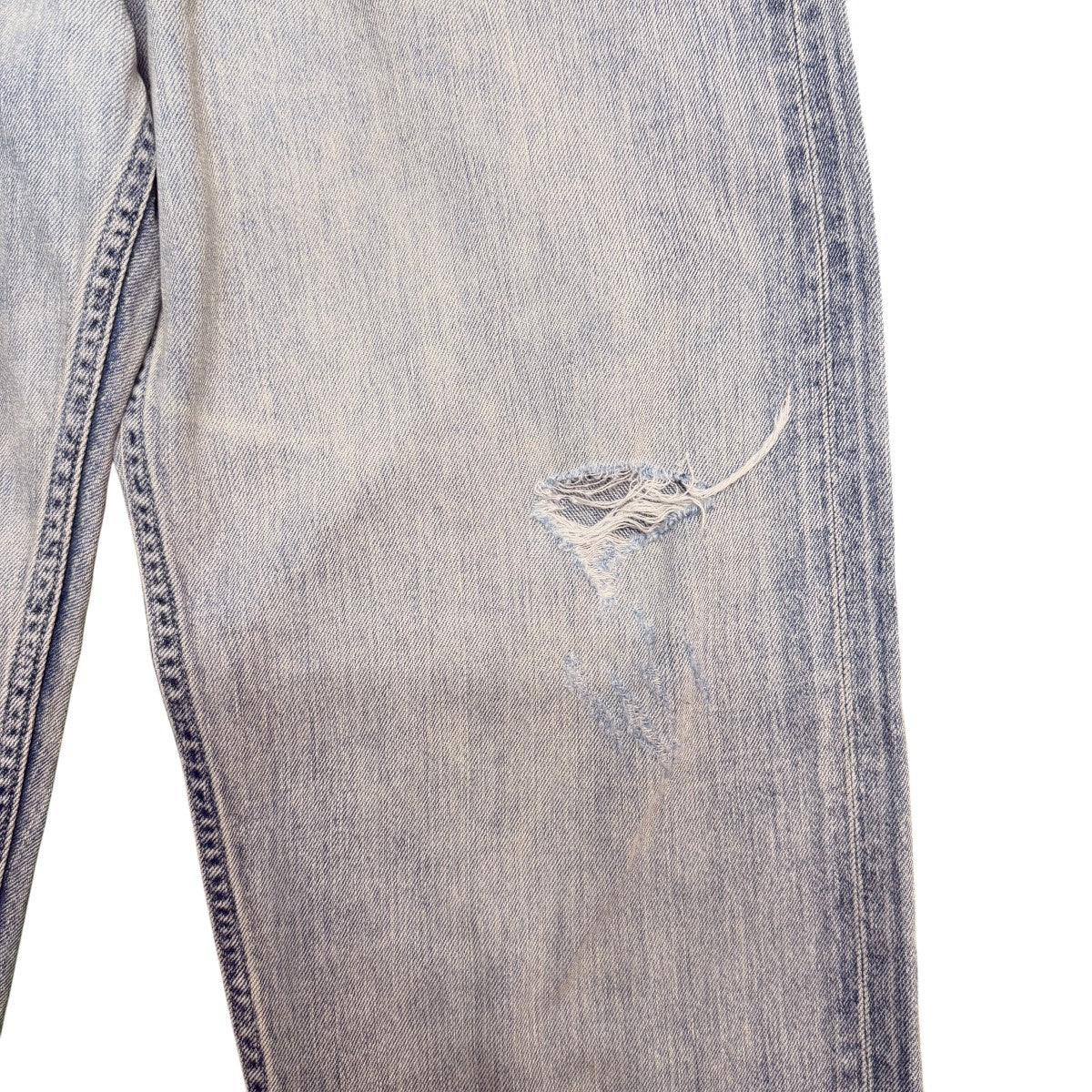 26SS/FADED SELVEDGE LIGHT DENIM WIDE PANTS／フェードセルビッジライトデニムワイドパンツ/A26SP03DE