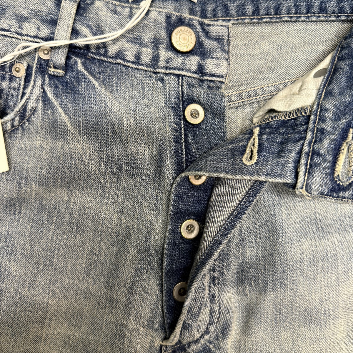 26SS/FADED SELVEDGE LIGHT DENIM WIDE PANTS／フェードセルビッジライトデニムワイドパンツ/A26SP03DE
