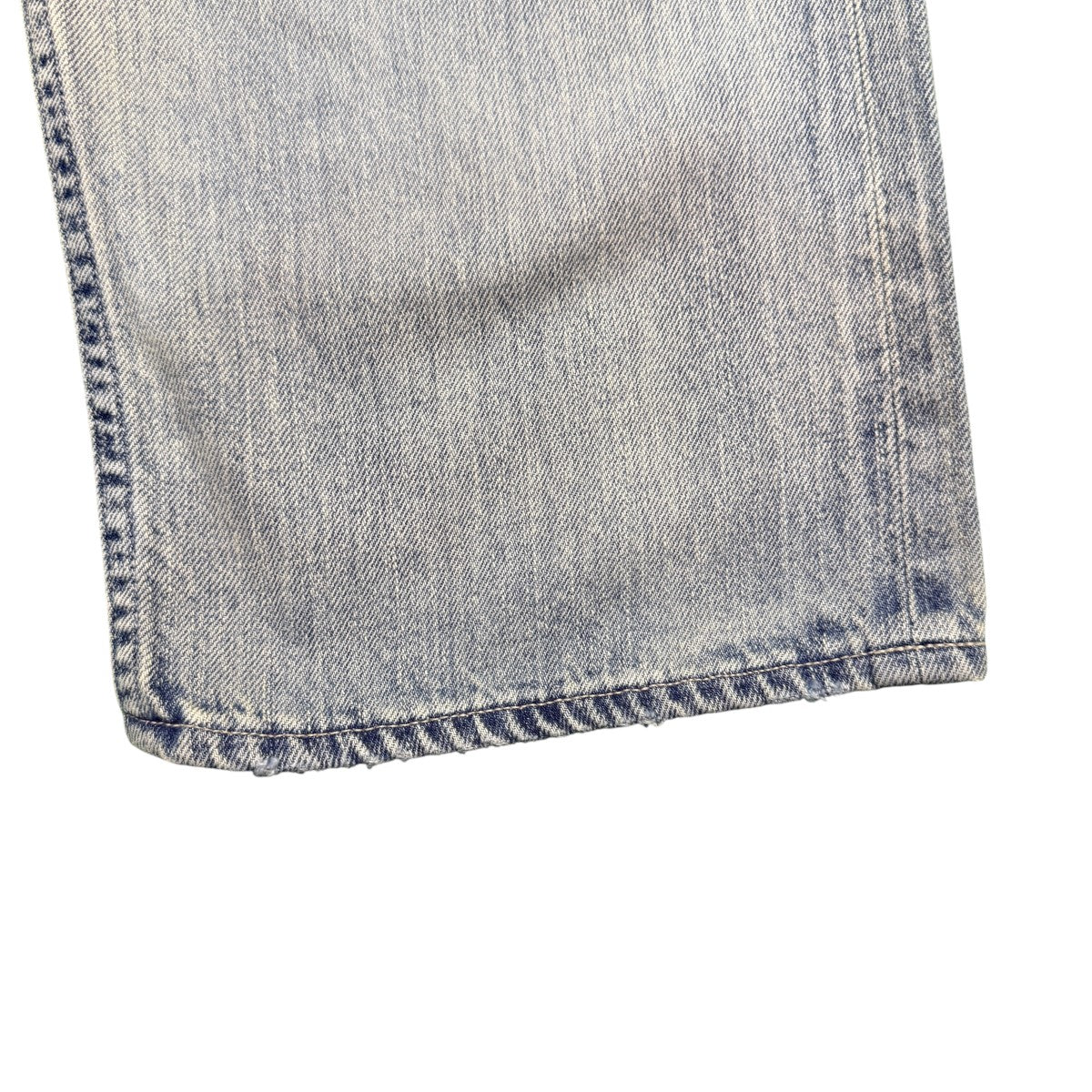 26SS/FADED SELVEDGE LIGHT DENIM WIDE PANTS／フェードセルビッジライトデニムワイドパンツ/A26SP03DE