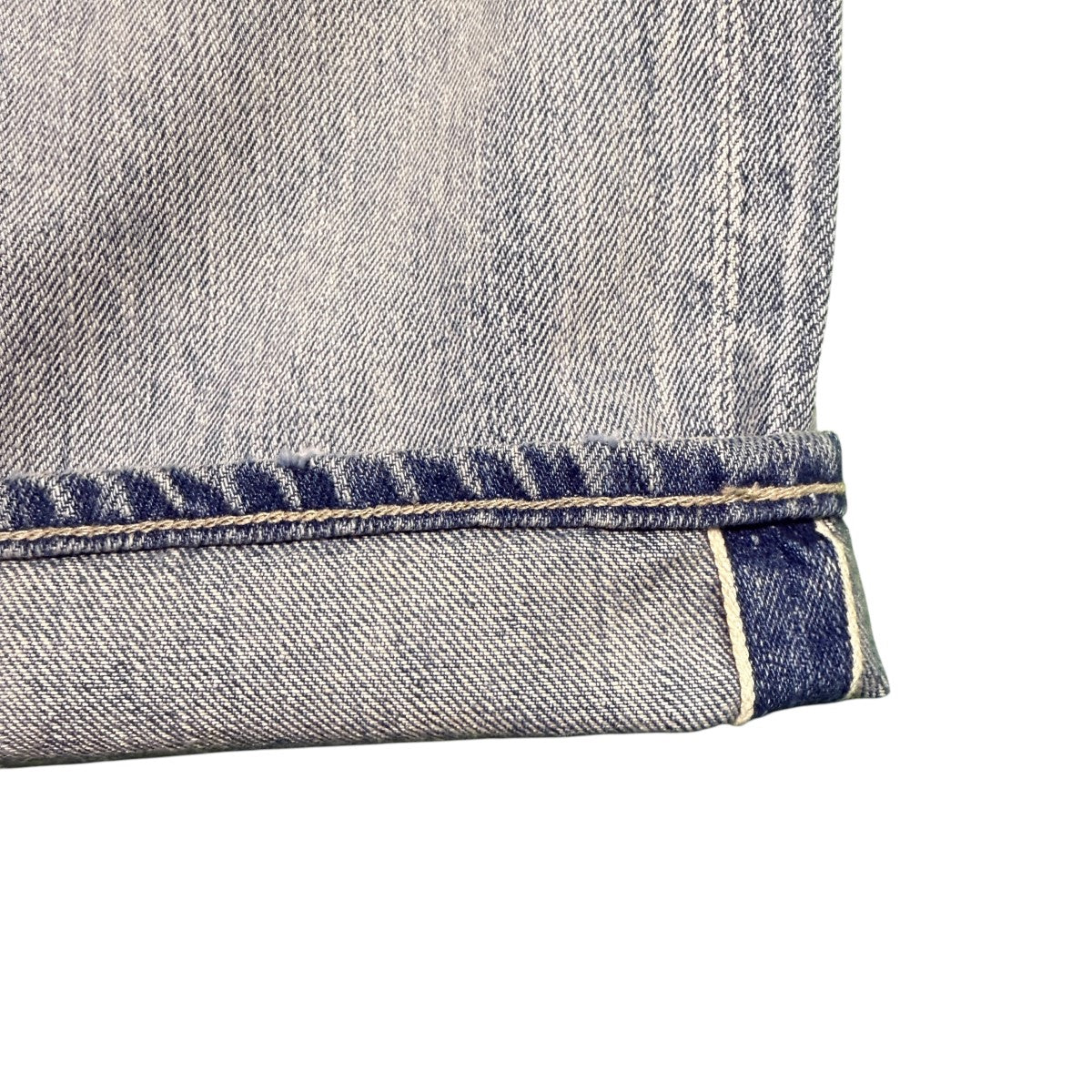 26SS/FADED SELVEDGE LIGHT DENIM WIDE PANTS／フェードセルビッジライトデニムワイドパンツ/A26SP03DE