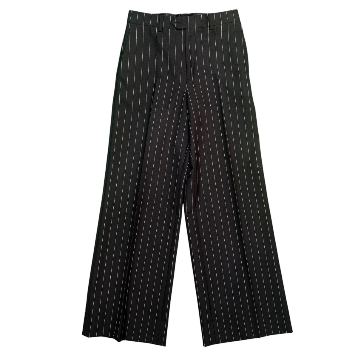 22SS/Flared Surf Pants In Striped Wool／フレアサーフパンツ ストライプ ウール 裾上げ済/2P612108M