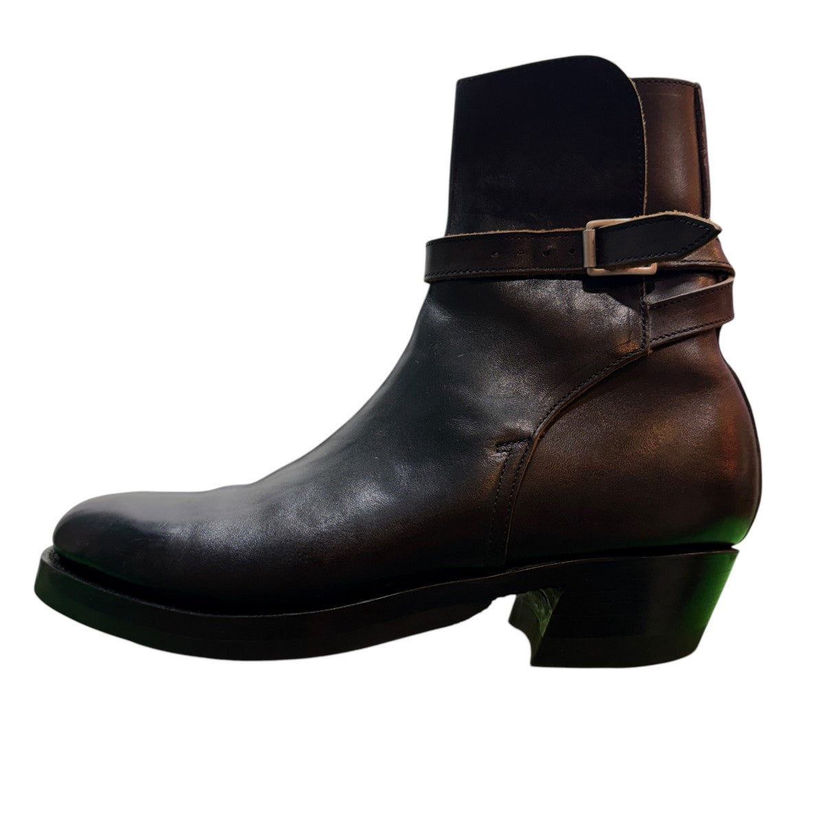 CLINCH Jodhpur boots - Horsebutt - OD BLK ハーフインソール 先芯あり／クリンチジョッパーブーツ ホースバット/LAST:CN-wide 10