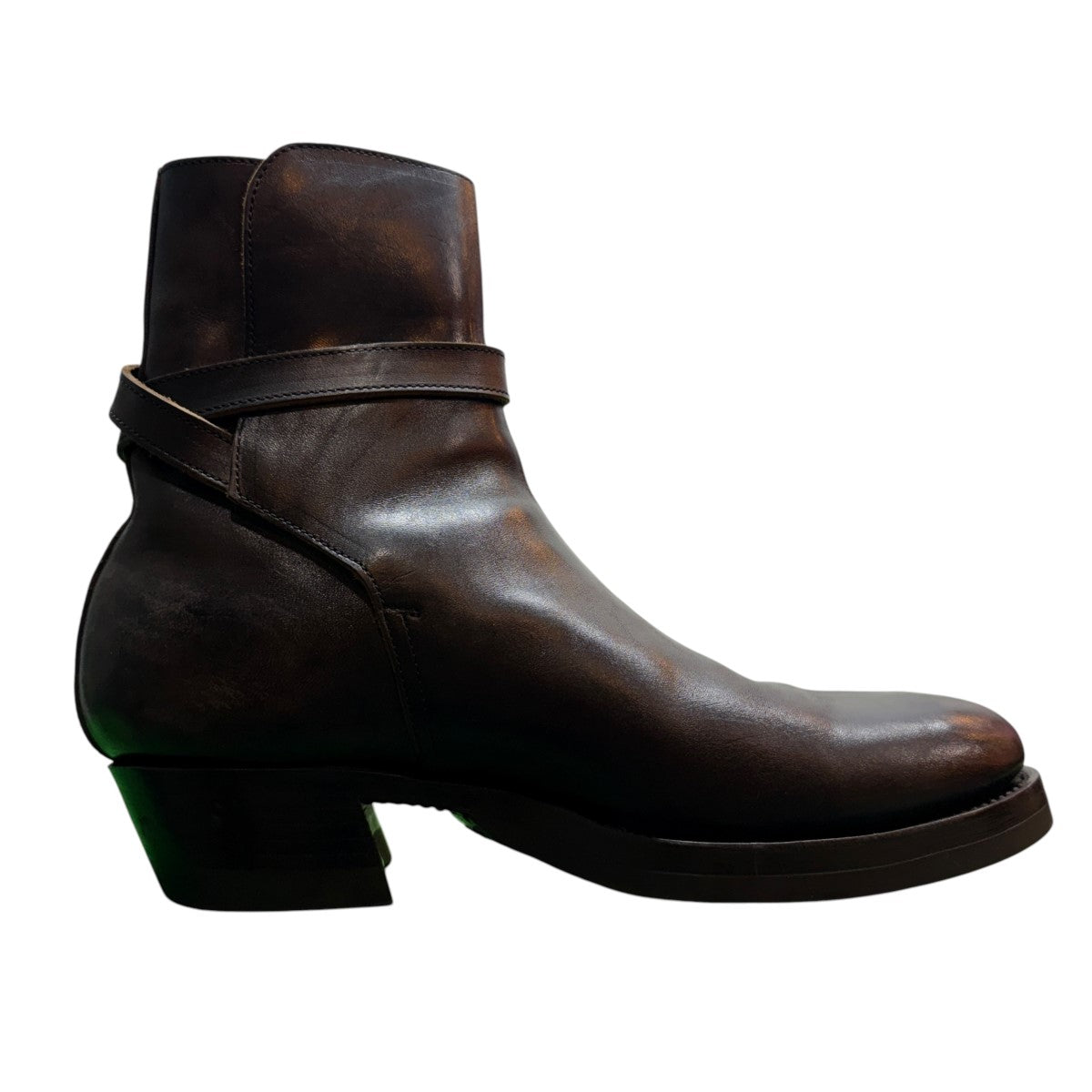 CLINCH Jodhpur boots - Horsebutt - OD BLK ハーフインソール 先芯あり／クリンチジョッパーブーツ ホースバット/LAST:CN-wide 10