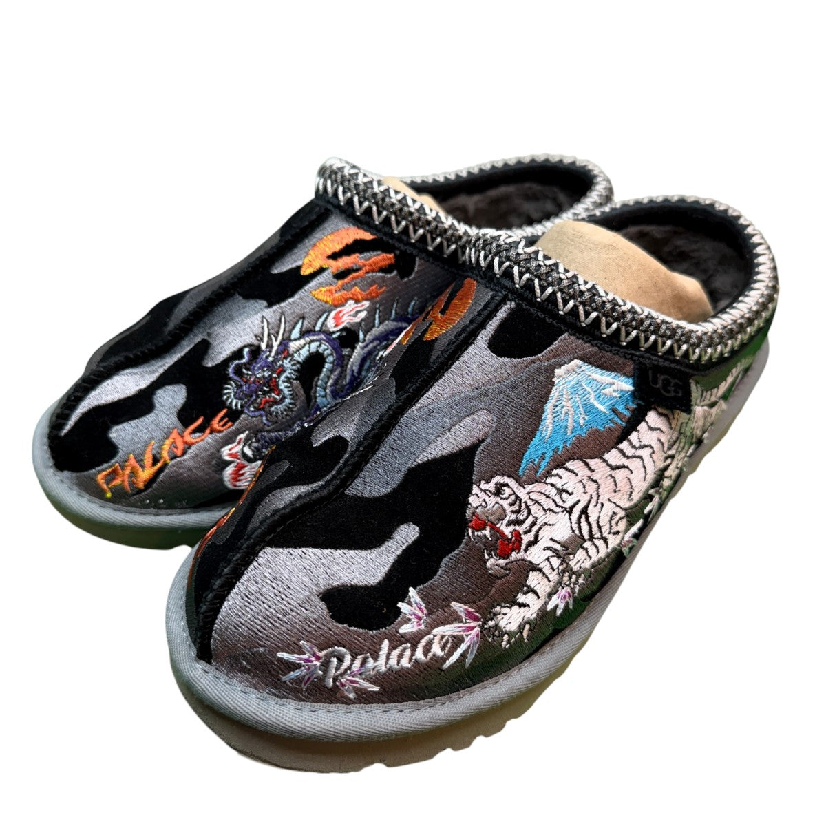24AW/TASMAN SLIPPER／Burnt Camo Black／タスマンスリッパ スリッポン/1172070