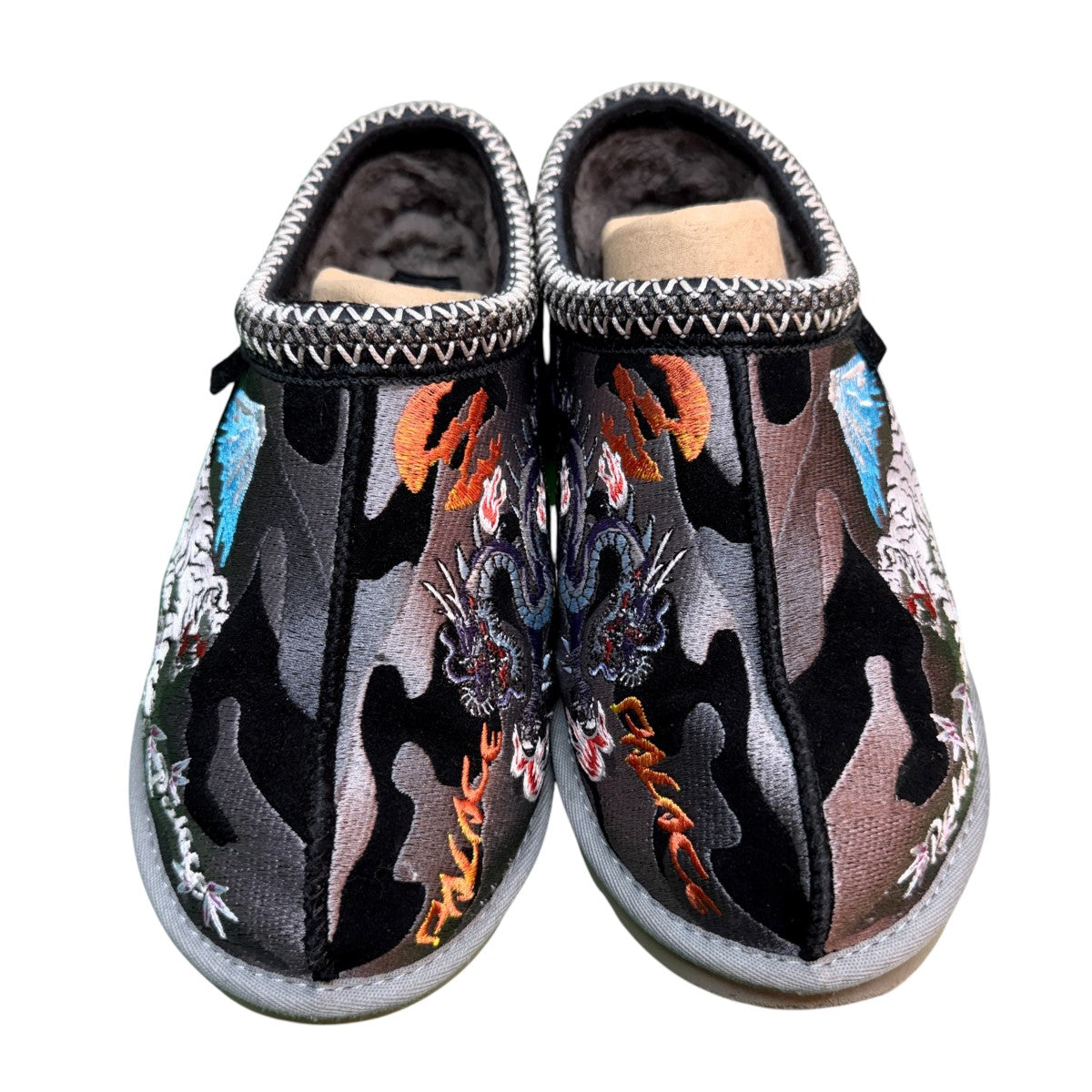 24AW/TASMAN SLIPPER／Burnt Camo Black／タスマンスリッパ スリッポン/1172070