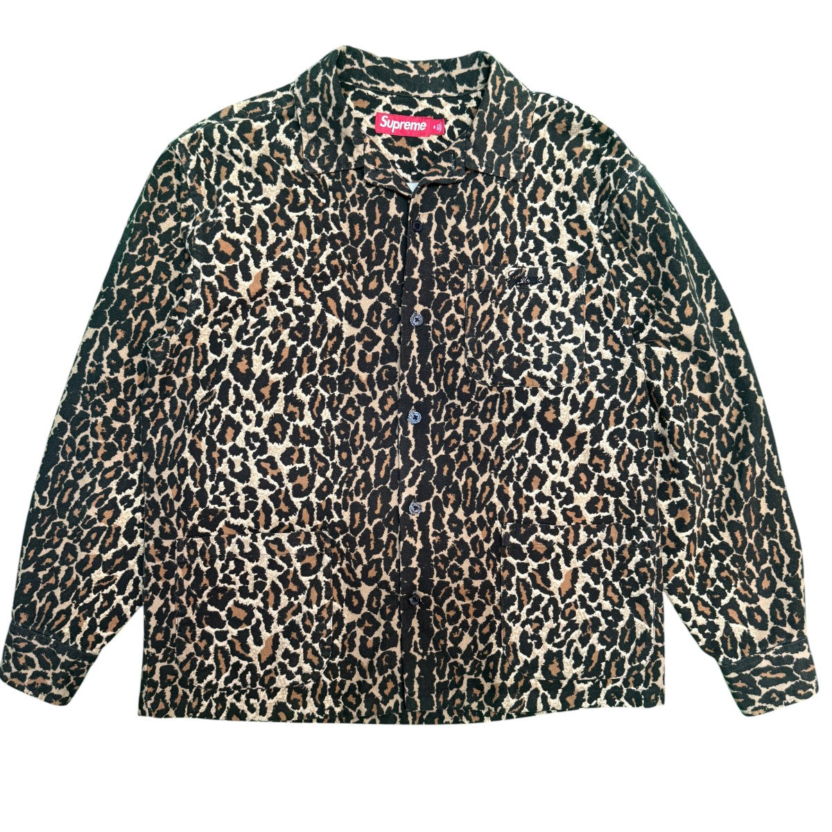 25AW/Flannel Pajama ShirtLeopard／フランネルパジャマシャツ