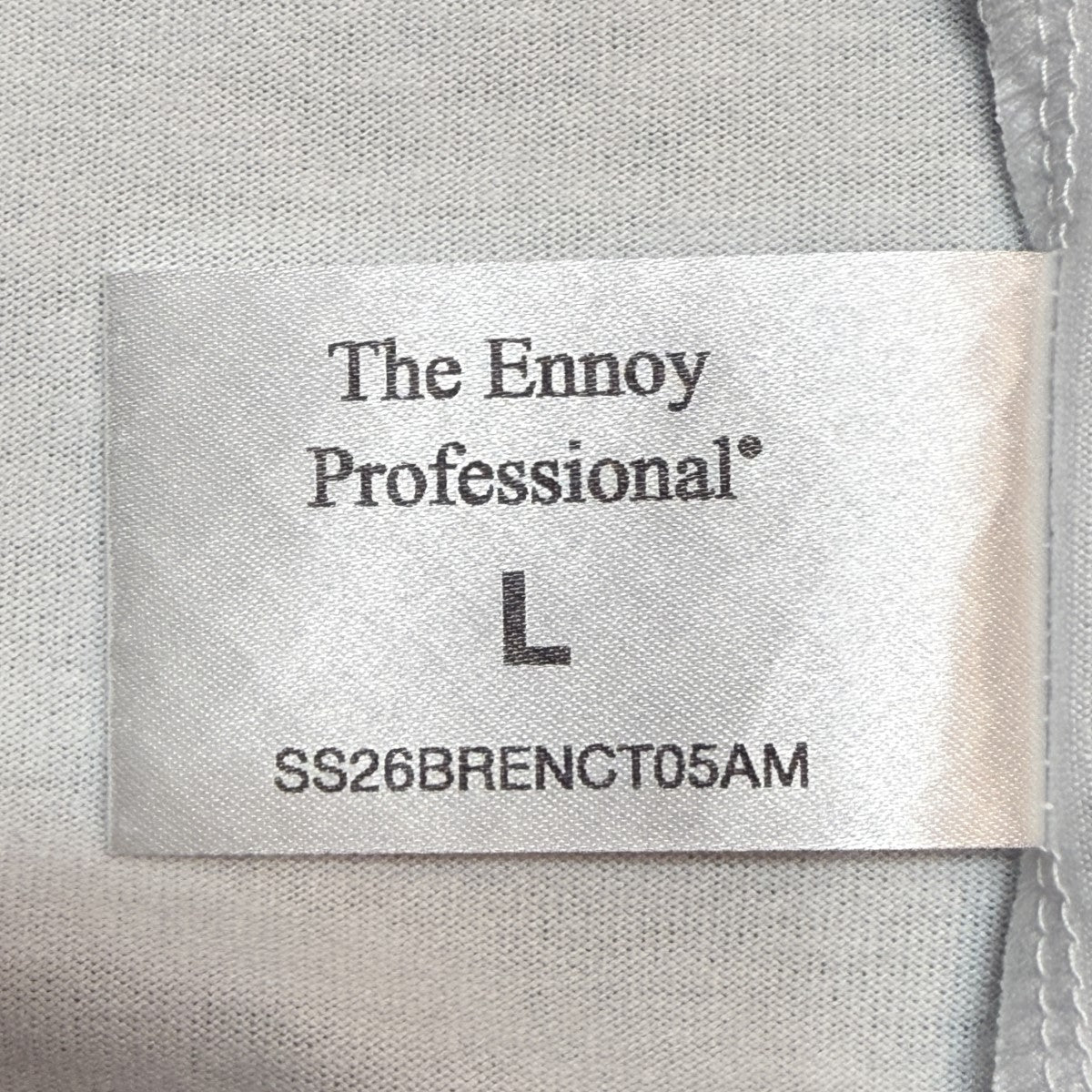 26SS/ENNOY Professional S／S T-Shirt／エンノイ プロフェッショナル ショートスリーブ Tシャツ/SS26BRENCT05AM