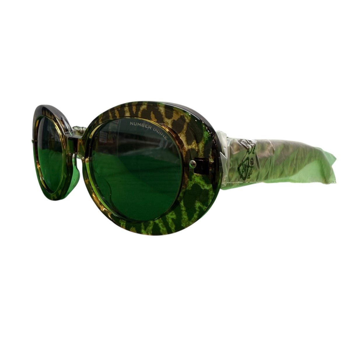 25AW/NUMBER (N)INE SunglassesLeopard／オーバルサングラス