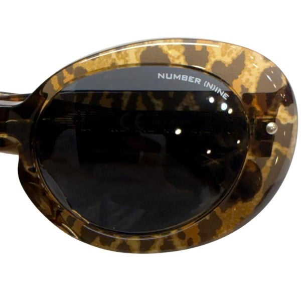 25AW/NUMBER (N)INE SunglassesLeopard／オーバルサングラス