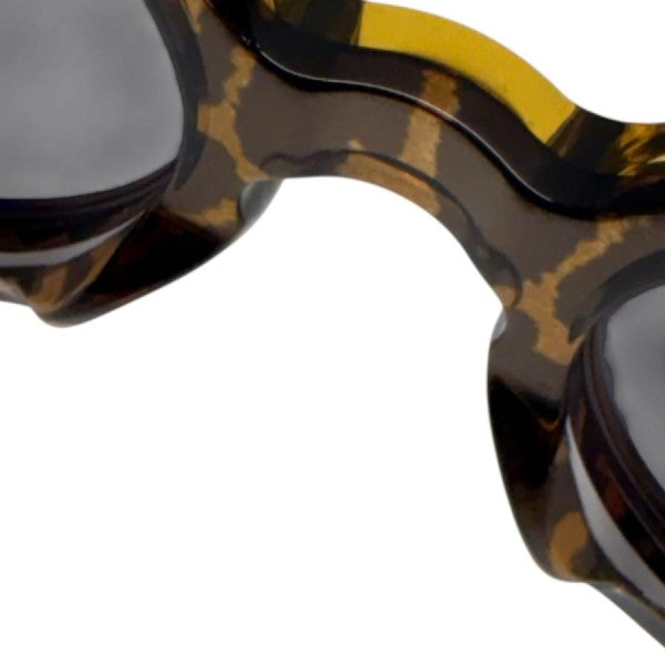 25AW/NUMBER (N)INE SunglassesLeopard／オーバルサングラス
