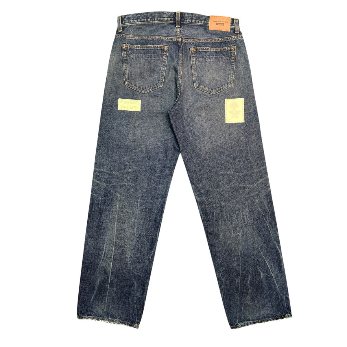 25AW/Patches Loose Fit JeanWashed Indigo／パッチーズルーズフィットジーンズ／デニムパンツ