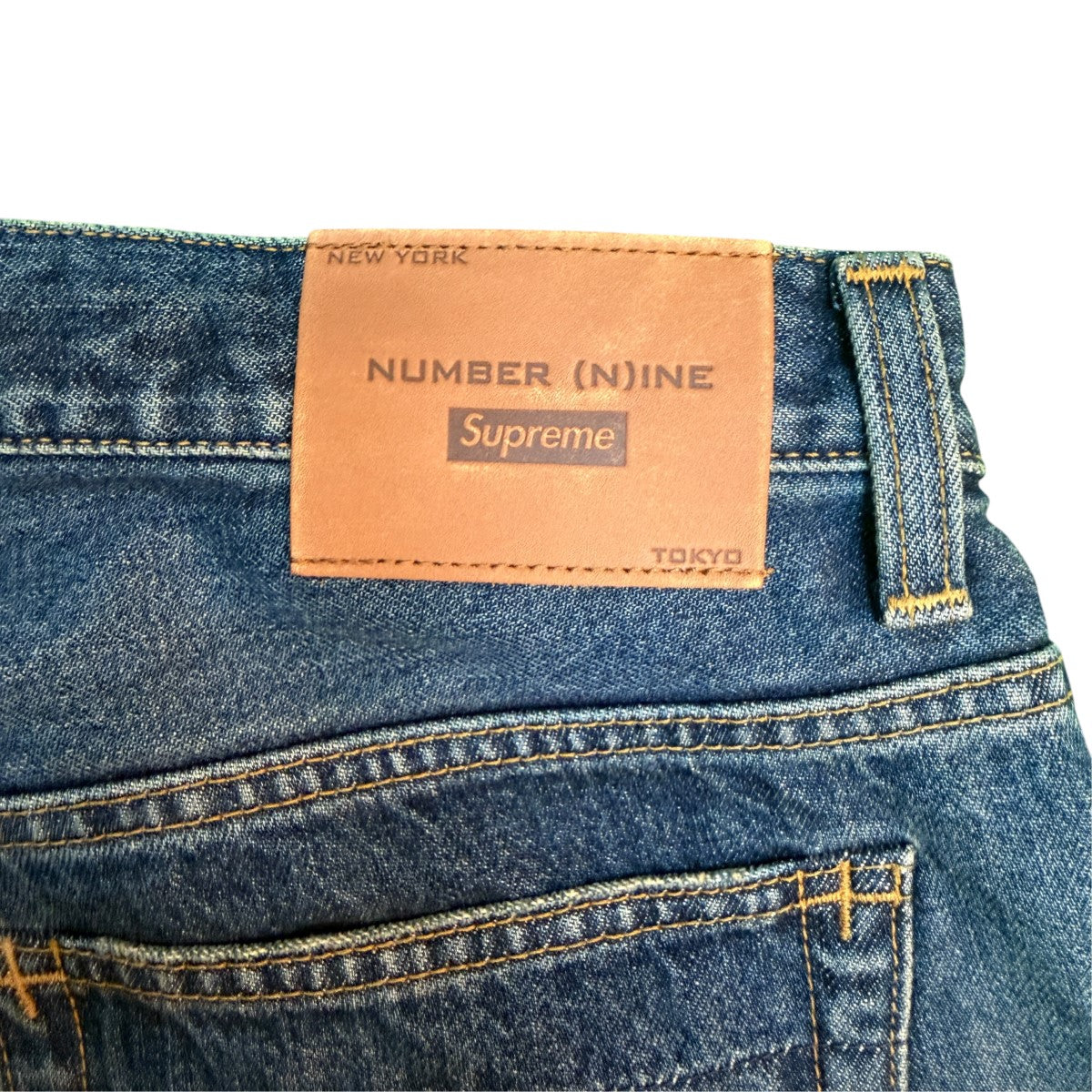 25AW/Patches Loose Fit JeanWashed Indigo／パッチーズルーズフィットジーンズ／デニムパンツ