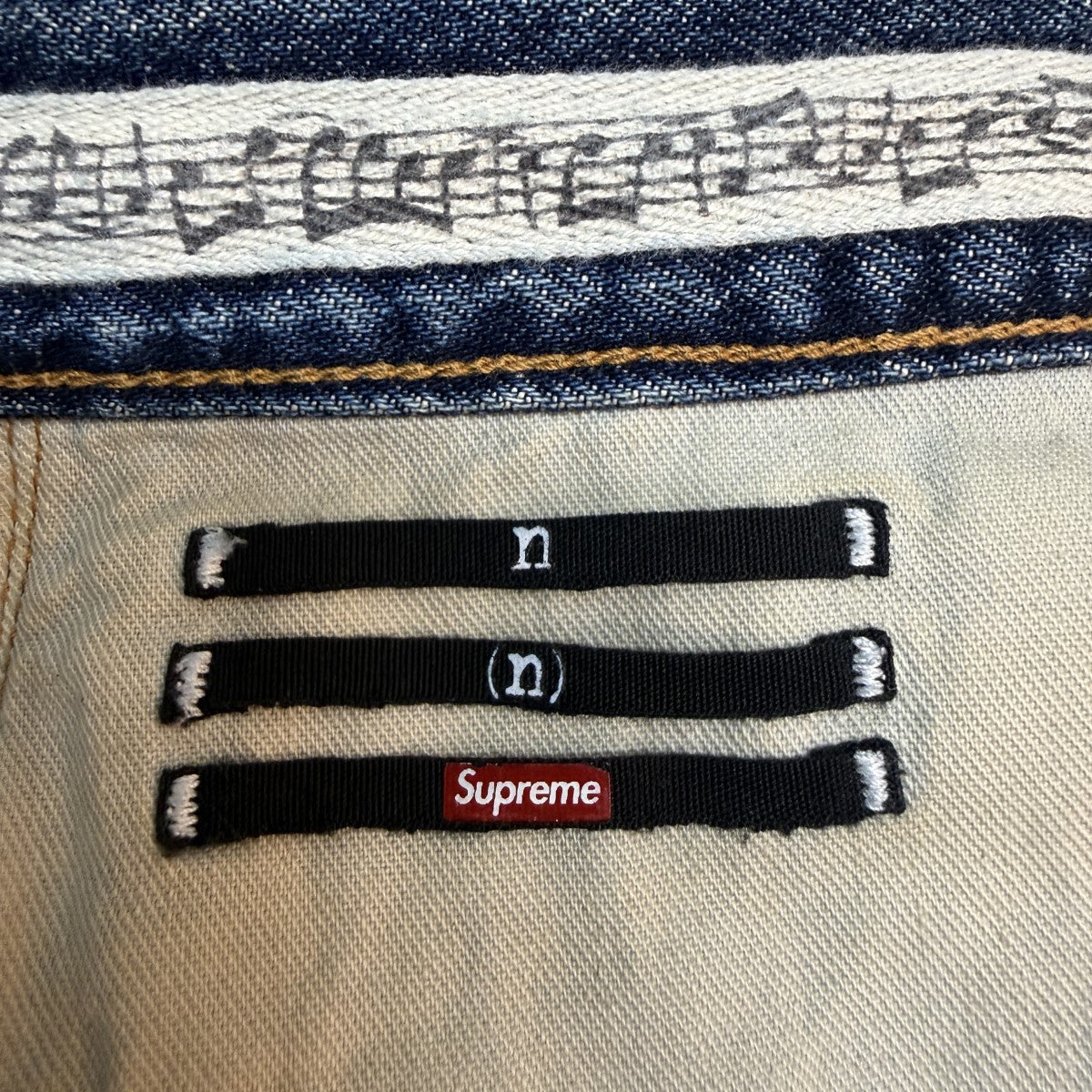 25AW/Patches Loose Fit JeanWashed Indigo／パッチーズルーズフィットジーンズ／デニムパンツ