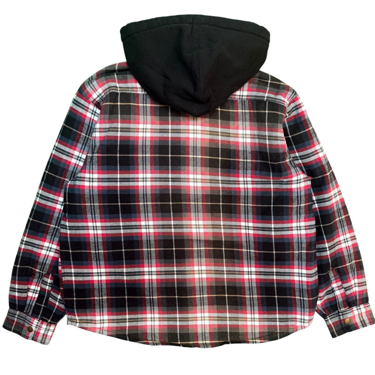25AW/Lined Zip Up Hooded Flannel Shirt／ディッキーズ ラインド ジップアップ フーデッド フランネル シャツ
