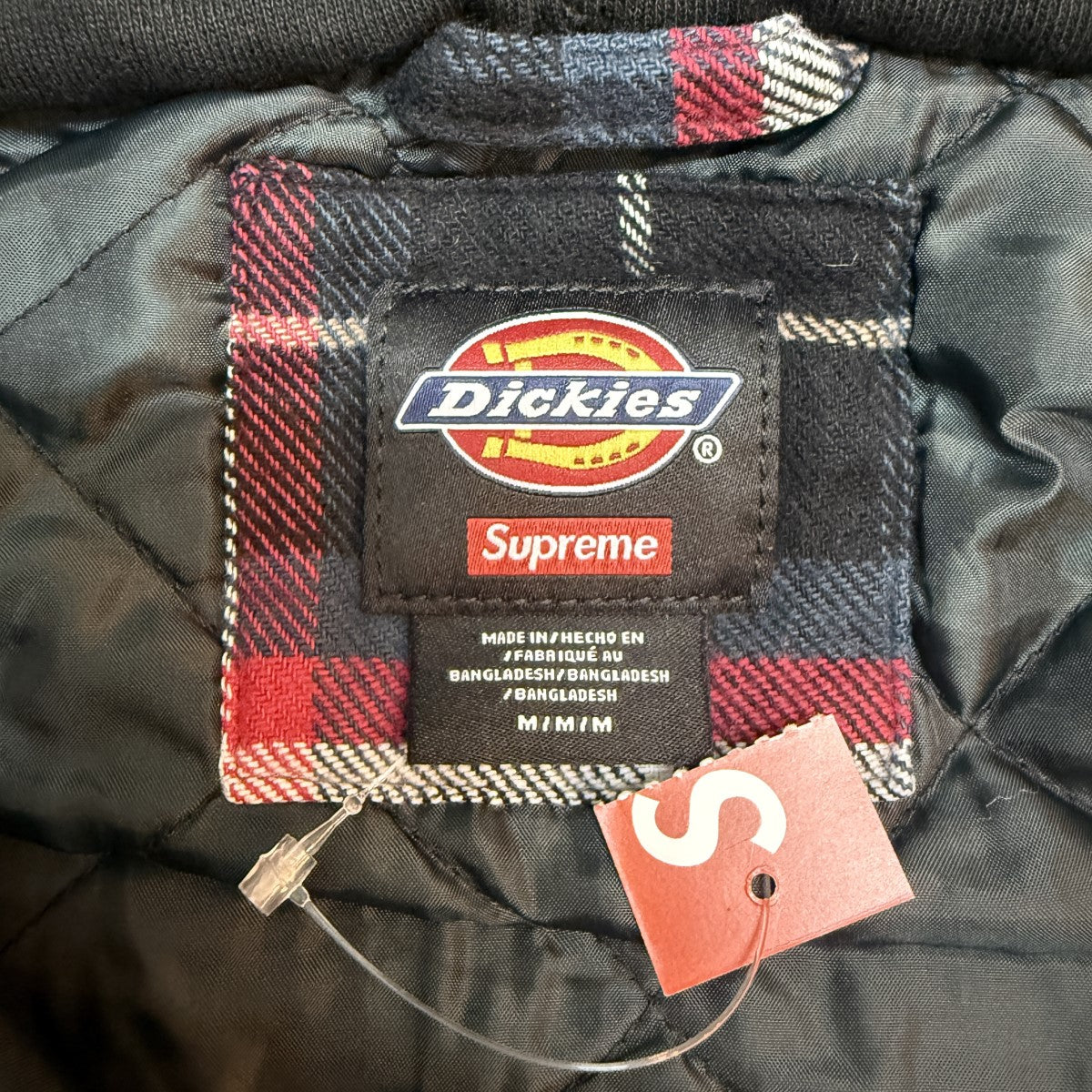 25AW/Lined Zip Up Hooded Flannel Shirt／ディッキーズ ラインド ジップアップ フーデッド フランネル シャツ