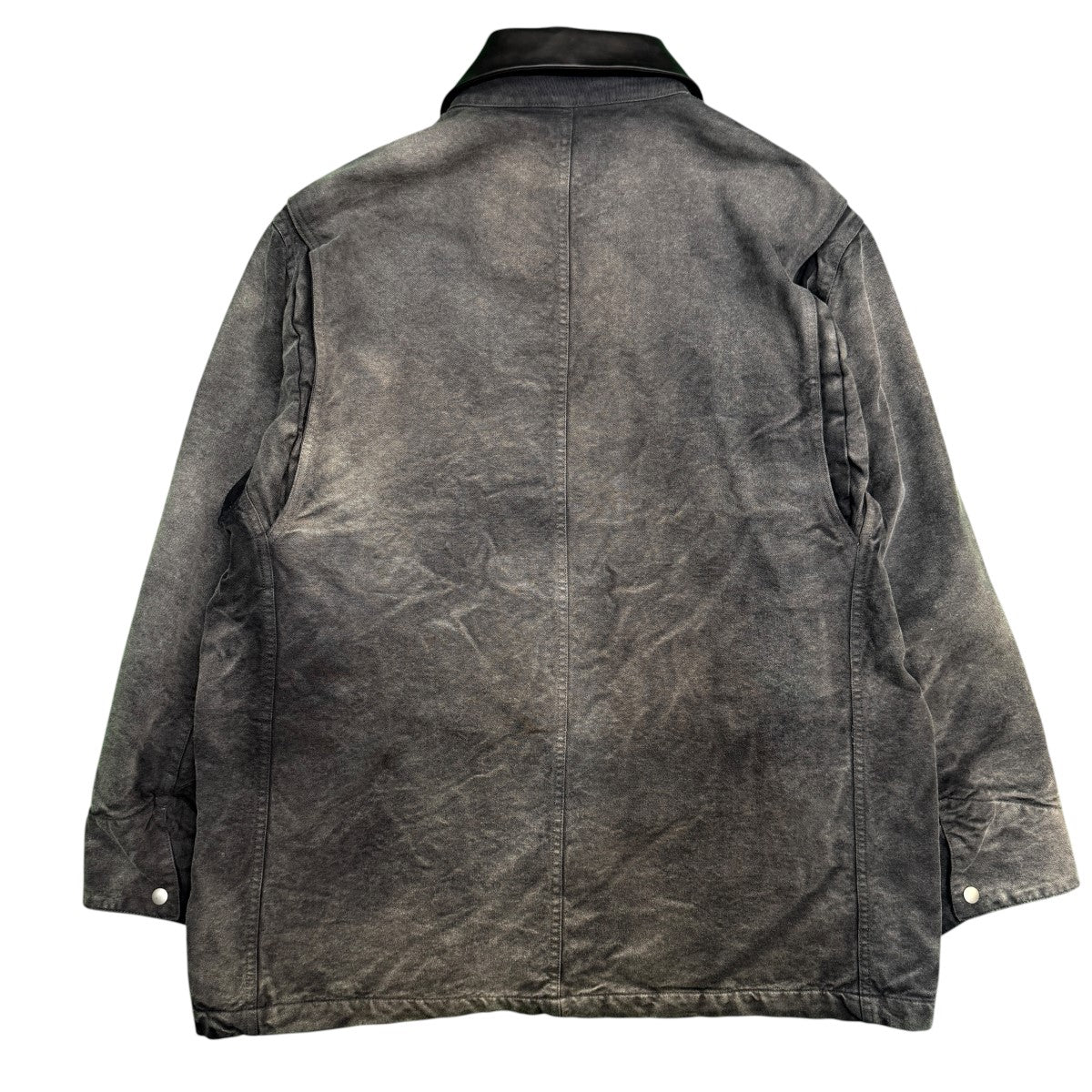 25AW/PRODUCT DYED ORGANIC COTTON DUCK BLOUSON／FADED BLACK／プロダクトダイオーガニックコットンダックブルゾン/A25AB01CD