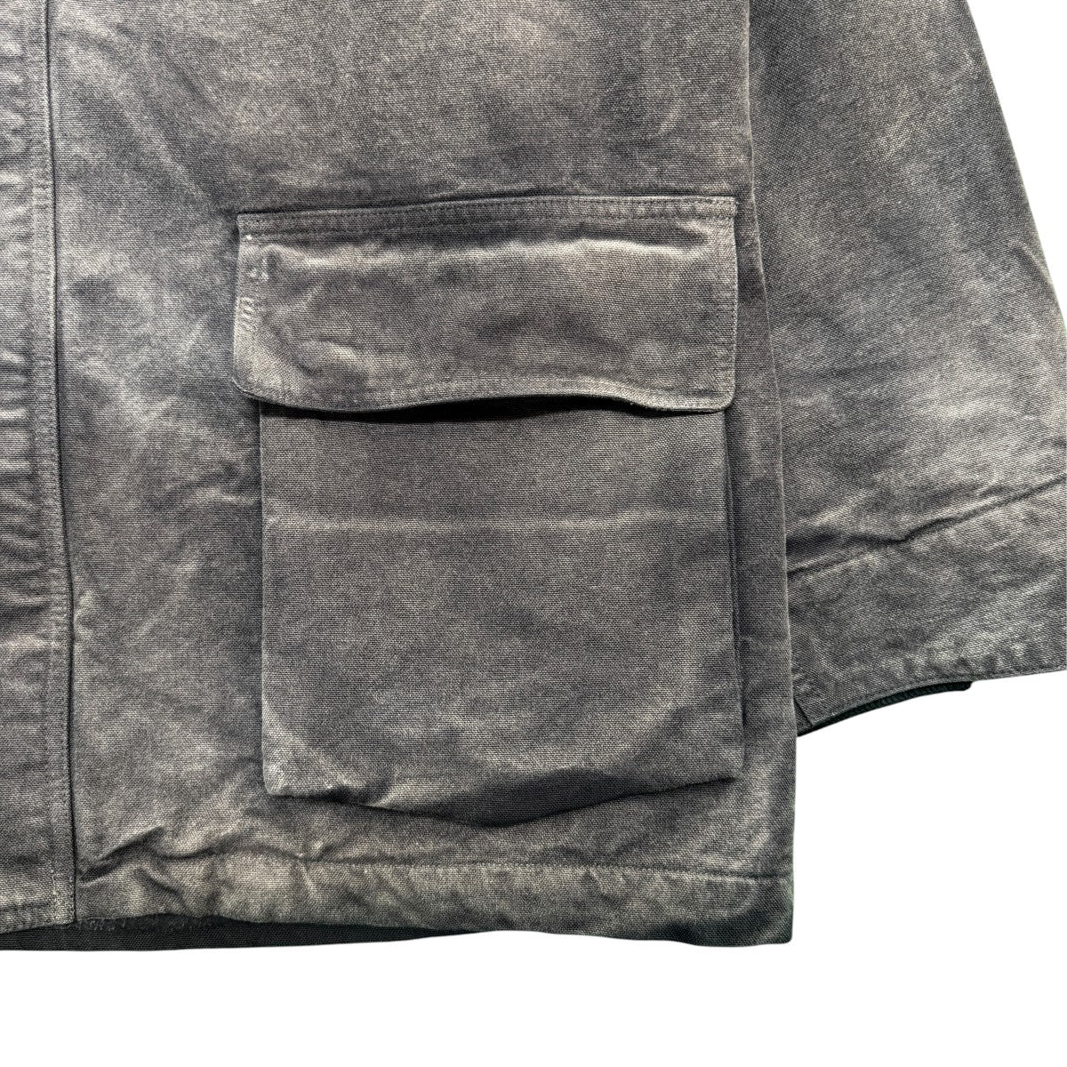 25AW/PRODUCT DYED ORGANIC COTTON DUCK BLOUSON／FADED BLACK／プロダクトダイオーガニックコットンダックブルゾン/A25AB01CD