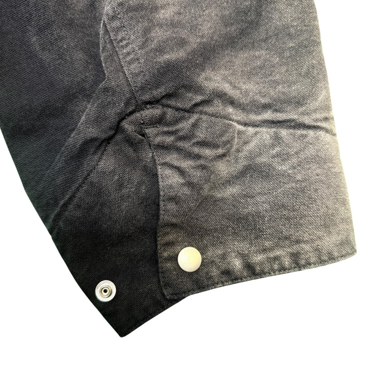 25AW/PRODUCT DYED ORGANIC COTTON DUCK BLOUSON／FADED BLACK／プロダクトダイオーガニックコットンダックブルゾン/A25AB01CD