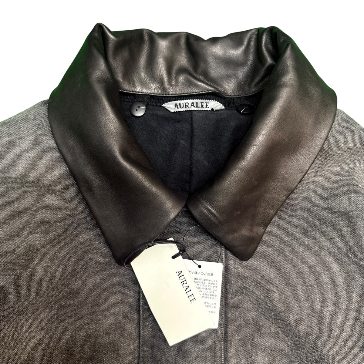 25AW/PRODUCT DYED ORGANIC COTTON DUCK BLOUSON／FADED BLACK／プロダクトダイオーガニックコットンダックブルゾン/A25AB01CD