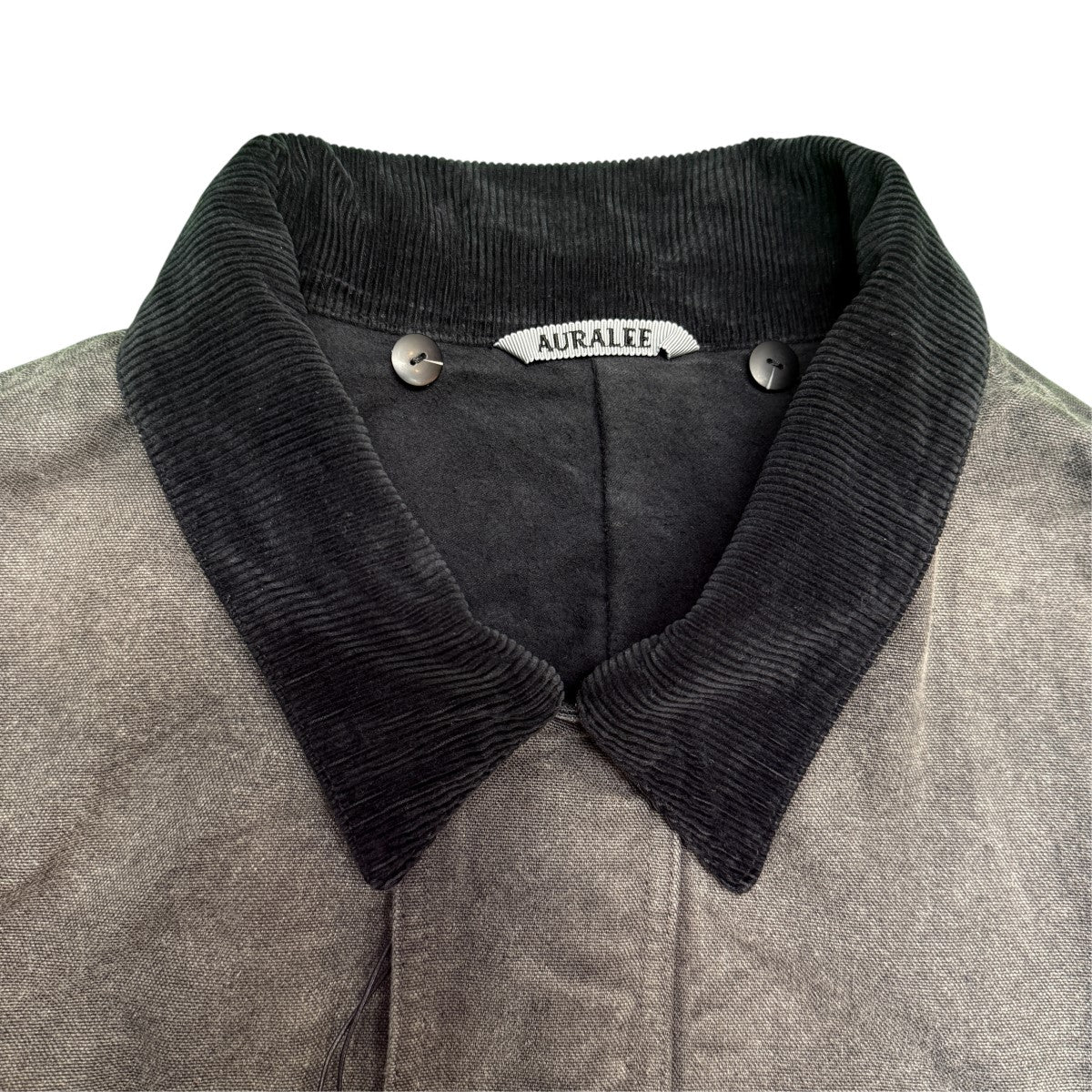 25AW/PRODUCT DYED ORGANIC COTTON DUCK BLOUSON／FADED BLACK／プロダクトダイオーガニックコットンダックブルゾン/A25AB01CD