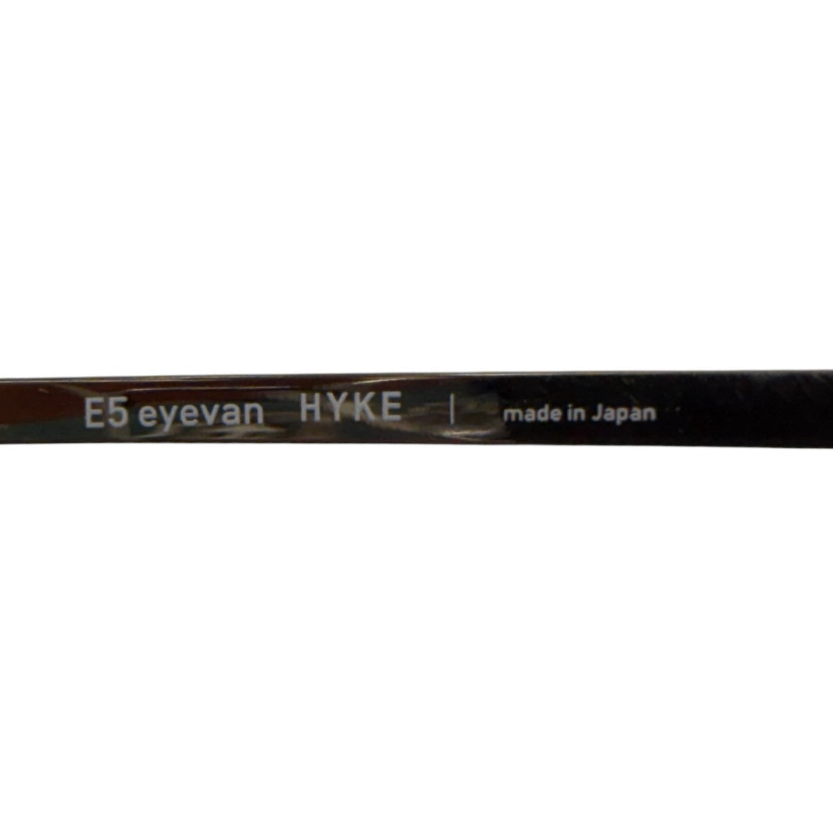 HYKE×E5 eyevan 26AW／EH-2／メガネ/19375 /19375 メタリックシルバー