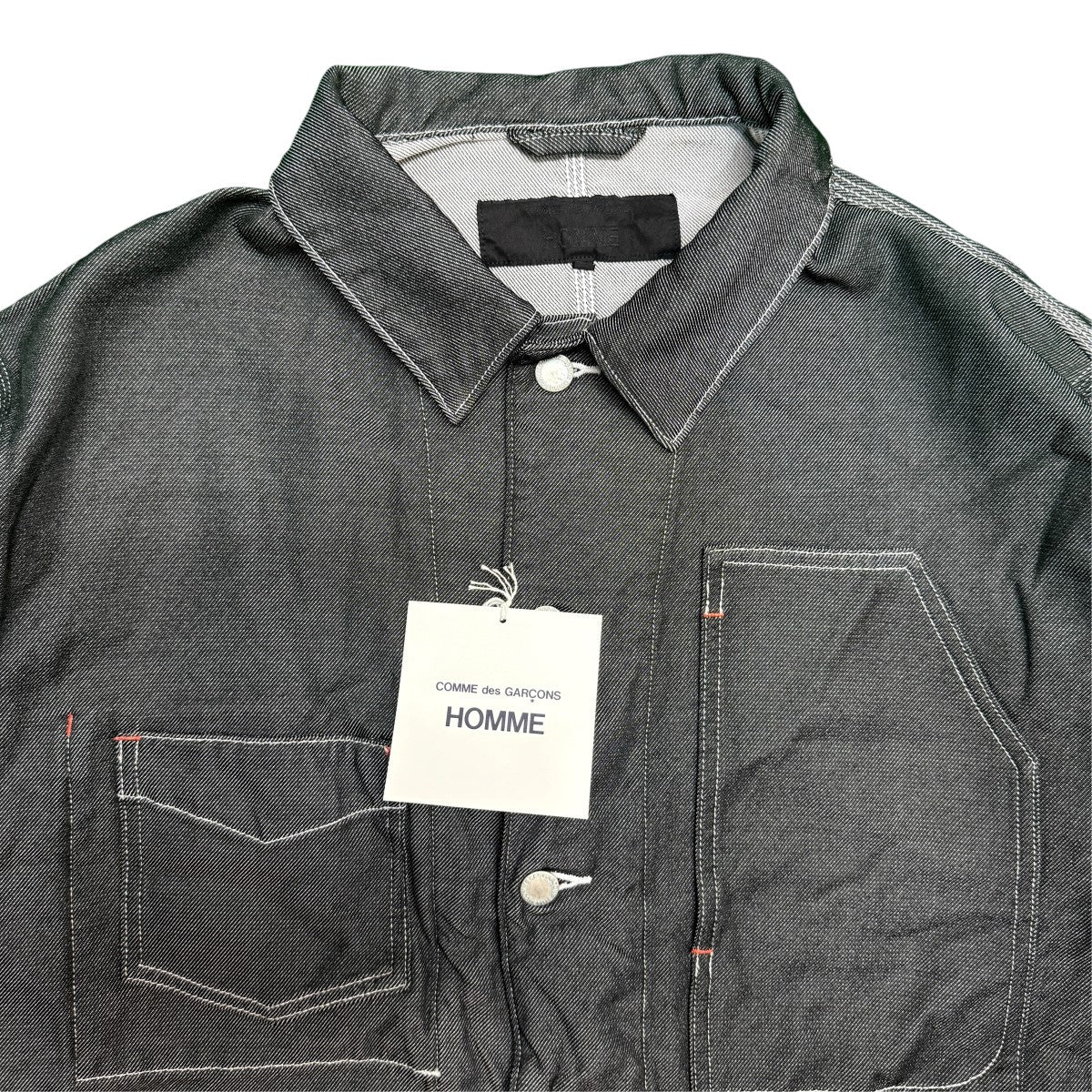 COMME des GARCONS HOMME 26AW/Ester Sarge Over Dye Jacketポリエステルサージ製品染めカバーオールジャケット/HR-J014 古着・中古-3枚目のアイテム画像
