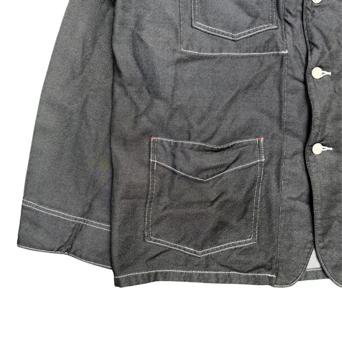 COMME des GARCONS HOMME 26AW/Ester Sarge Over Dye Jacketポリエステルサージ製品染めカバーオールジャケット/HR-J014 古着・中古-4枚目のアイテム画像