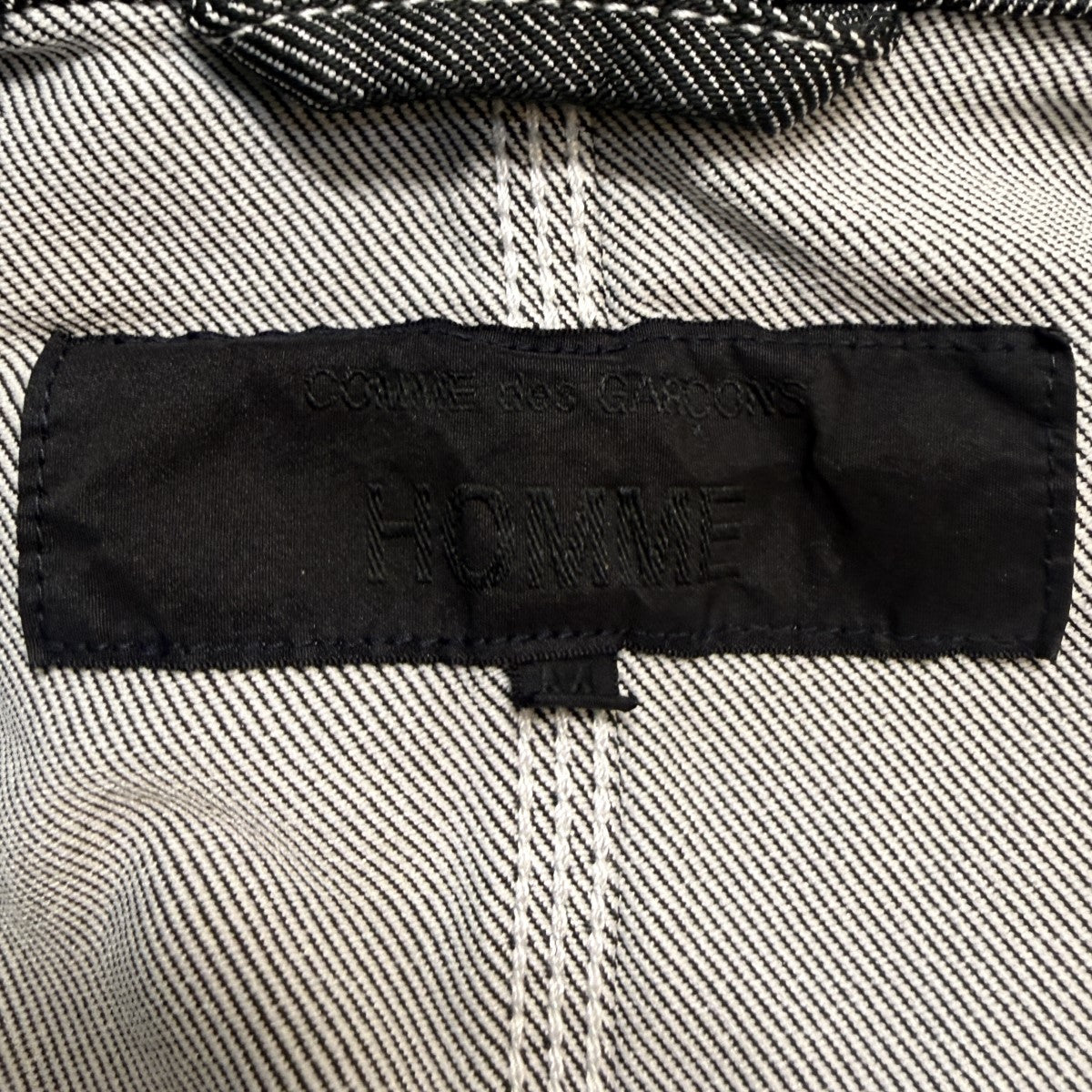 COMME des GARCONS HOMME 26AW/Ester Sarge Over Dye Jacketポリエステルサージ製品染めカバーオールジャケット/HR-J014 古着・中古-7枚目のアイテム画像